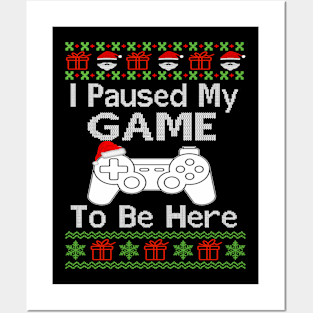 ugly christmas sweater Gamer Posters and Art